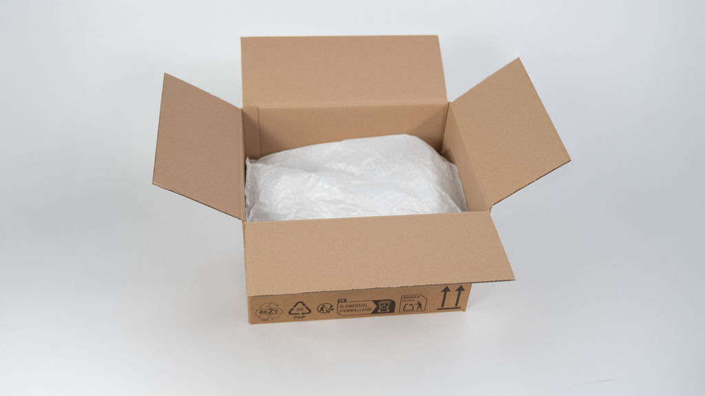Verpackungsmaterial unseres Fulfillment Center in Aachen