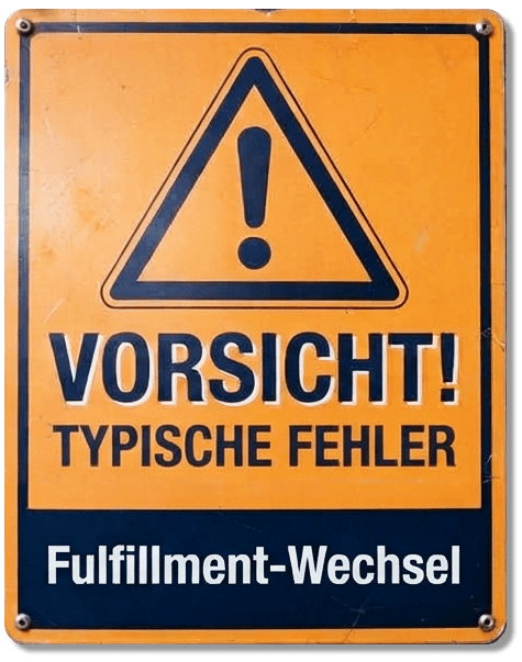 Warnschild Wechsel Fehler